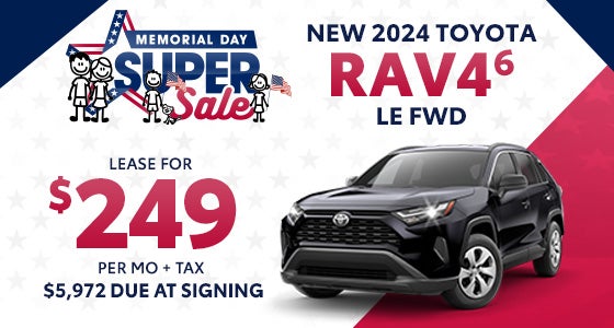 New 2024 Toyota RAV4 LE FWD