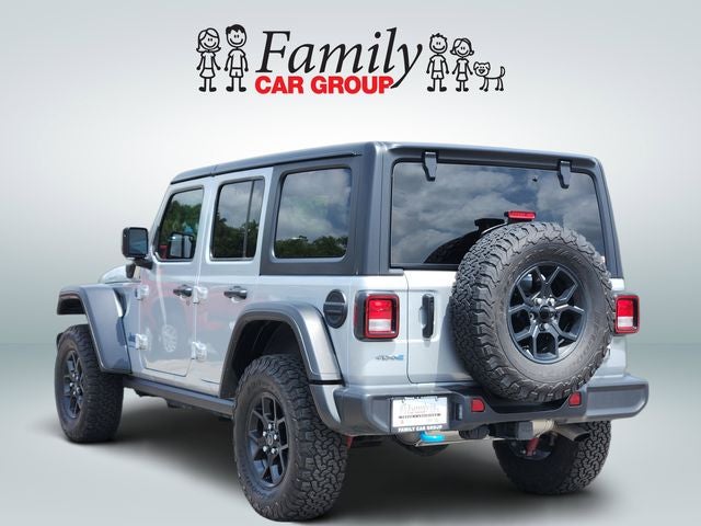 Used 2024 Jeep Wrangler 4xe Willys 4XE with VIN 1C4RJXN64RW203042 for sale in Arlington, TX