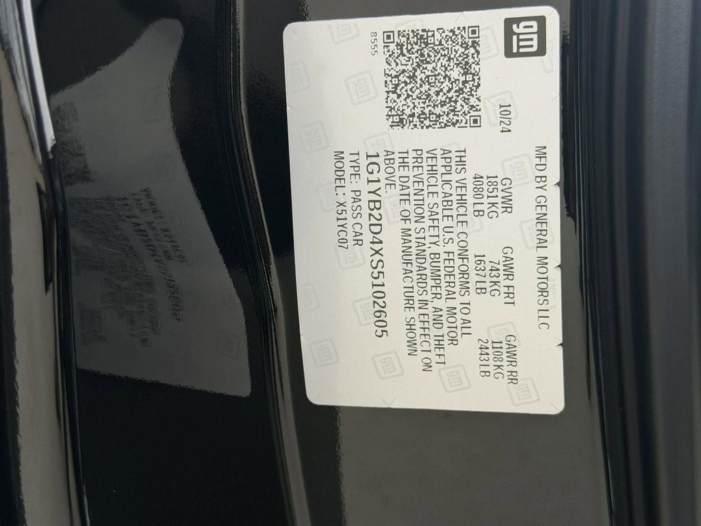 2025 Chevrolet Corvette Stingray 2LT