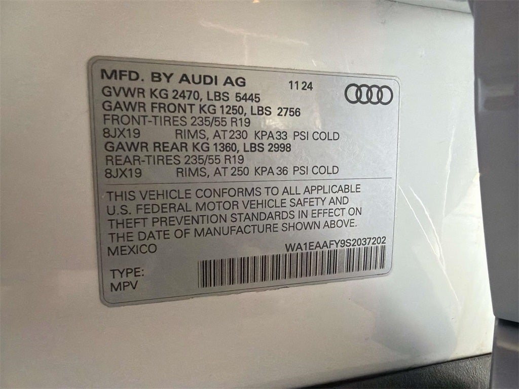 2025 Audi Q5 45 S line Premium Plus quattro
