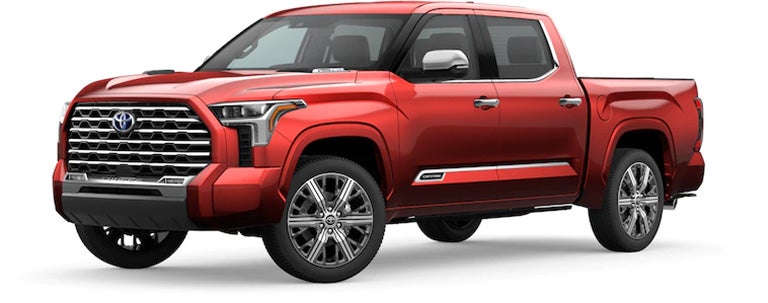 2022 Toyota Tundra Capstone in Supersonic Red | Family Toyota of Arlington in Arlington TX