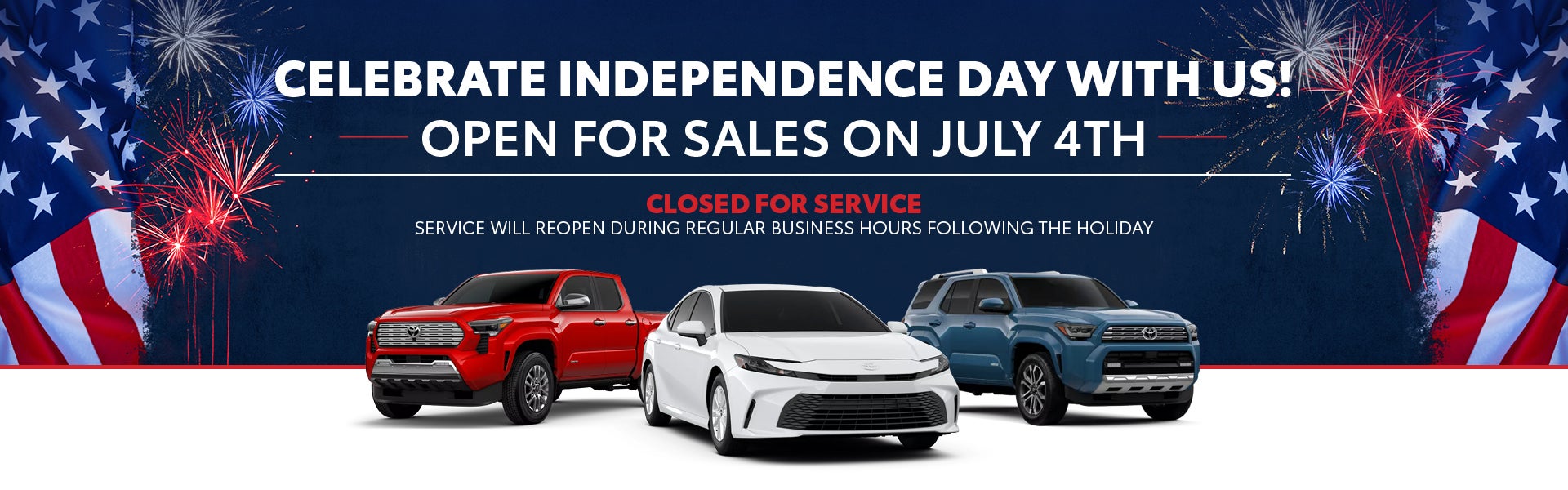 July 4th Hours