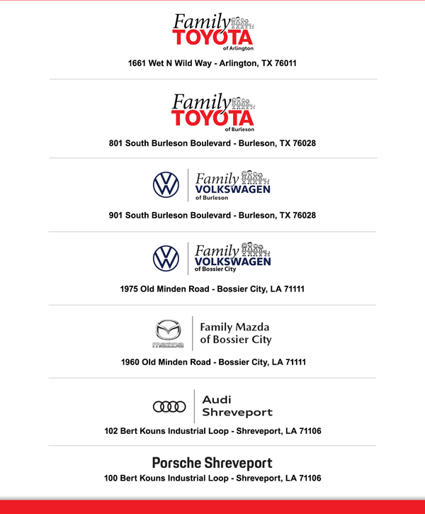 Family Toyota of Arlington in Arlington TX