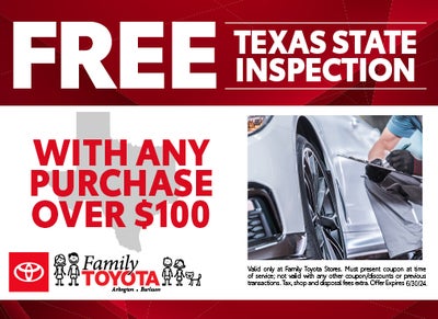 Free Texas State Inspection