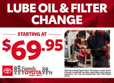 Lube Oil And Filter Change