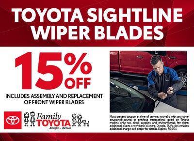 Toyota Sightline Wiper Blades